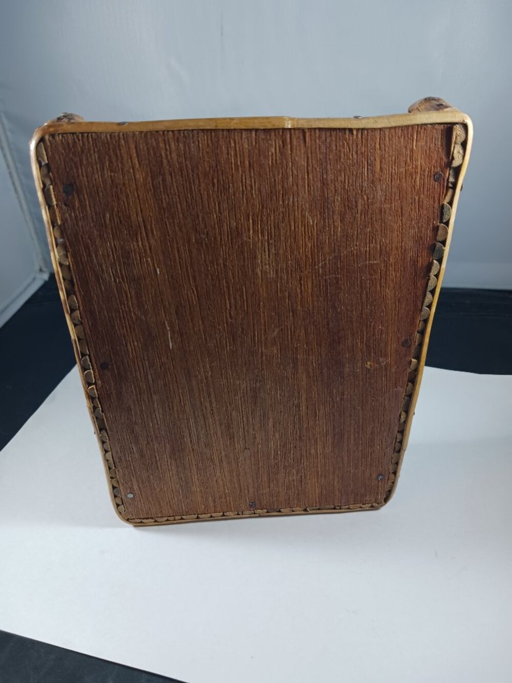 Vintage Rattan Note Pad Holder - Picture 3 of 8